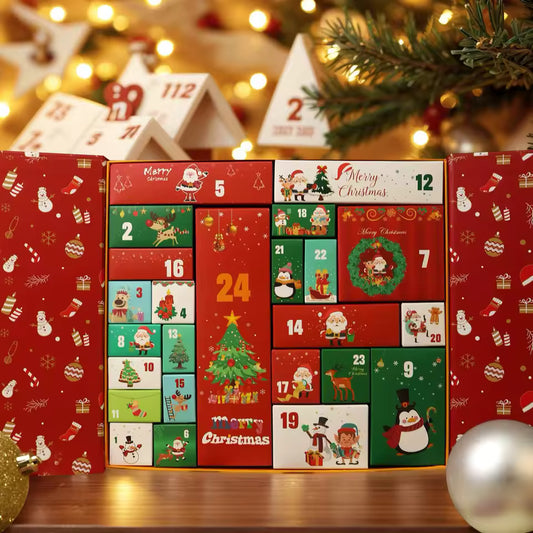 Roter Blind Box Adventskalender