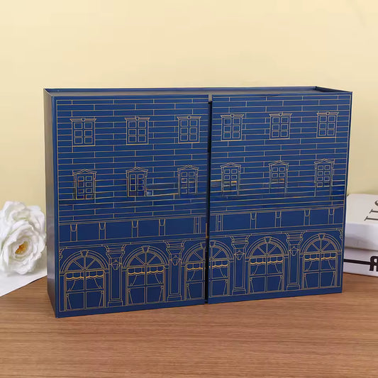 Adventskalender mit blauer Überraschungsbox - Männlich